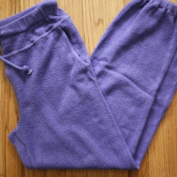 Sundry Terry Purple Drawstring Joggers Women's Size 1(SM) - Picture 1 of 5